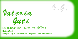 valeria guti business card